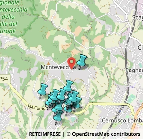 Mappa Montevecchia, 23874 Montevecchia LC, Italia (1.0515)