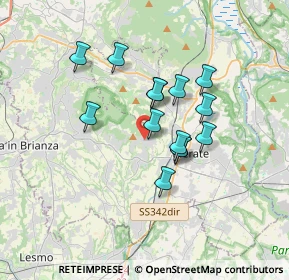 Mappa Montevecchia, 23874 Montevecchia LC, Italia (2.68357)