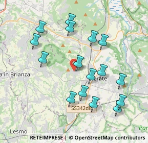 Mappa Montevecchia, 23874 Montevecchia LC, Italia (3.915)