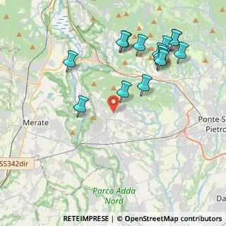 Mappa Viale Aldo Moro, 24030 Carvico BG, Italia (4.49733)