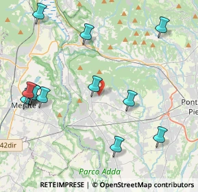 Mappa Viale Aldo Moro, 24030 Carvico BG, Italia (4.98846)