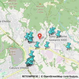 Mappa Viale Aldo Moro, 24030 Carvico BG, Italia (1.0405)
