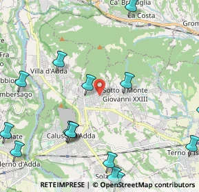 Mappa Viale Aldo Moro, 24030 Carvico BG, Italia (3.01588)