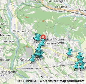 Mappa Viale Aldo Moro, 24030 Carvico BG, Italia (2.108)