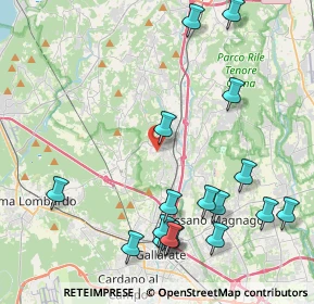 Mappa Via Vittoria, 21040 Jerago Con Orago VA, Italia (5.00111)
