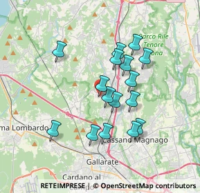 Mappa Via Vittoria, 21040 Jerago Con Orago VA, Italia (3.0275)