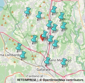 Mappa Via Vittoria, 21040 Jerago Con Orago VA, Italia (3.61133)