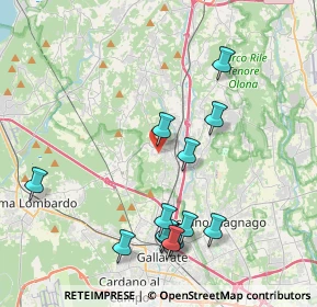 Mappa Via Vittoria, 21040 Jerago Con Orago VA, Italia (4.27308)