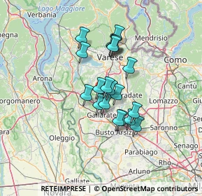 Mappa Via Vittoria, 21040 Jerago Con Orago VA, Italia (9.7215)