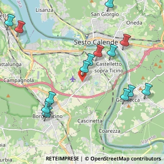 Mappa Via Europa, 28053 Castelletto sopra Ticino NO, Italia (2.53643)