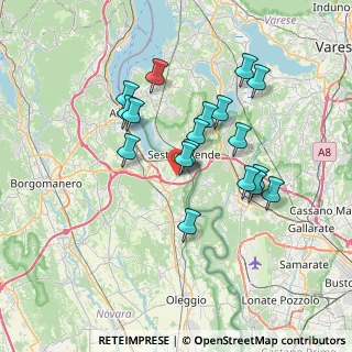 Mappa Via Europa, 28053 Castelletto sopra Ticino NO, Italia (6.30278)