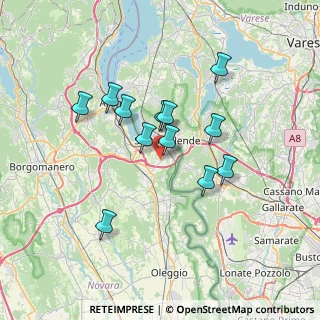 Mappa Via Europa, 28053 Castelletto sopra Ticino NO, Italia (5.88667)