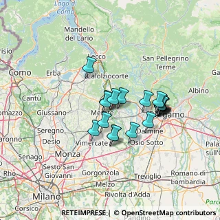Mappa Via Contessa L.Castelbarco, 23898 Imbersago LC, Italia (10.802)