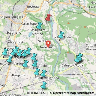Mappa Via Contessa L.Castelbarco, 23898 Imbersago LC, Italia (2.7665)