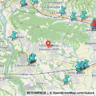 Mappa Piazza Caduti sul Lavoro, 24039 Sotto il Monte Giovanni XXIII BG, Italia (3.425)