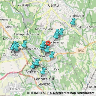 Mappa Via alla Stazione, 22060 Carimate CO, Italia (1.94895)
