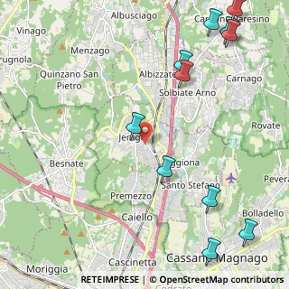 Mappa 21040 Jerago Con Orago VA, Italia (2.94091)
