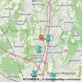 Mappa 21040 Jerago Con Orago VA, Italia (3.81)