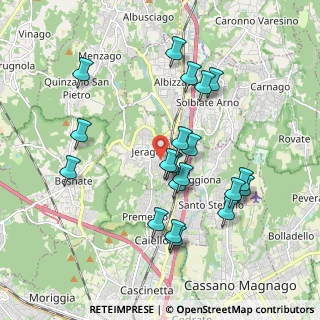 Mappa 21040 Jerago Con Orago VA, Italia (1.8565)
