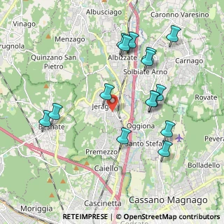 Mappa 21040 Jerago Con Orago VA, Italia (2.026)