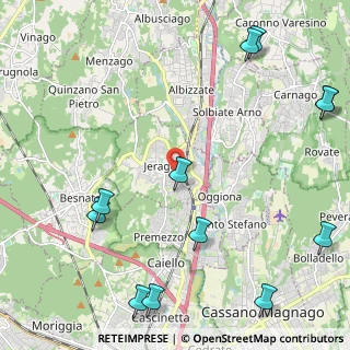 Mappa 21040 Jerago Con Orago VA, Italia (3.04417)