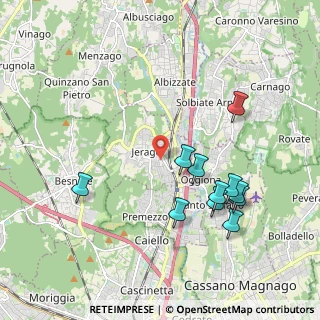 Mappa 21040 Jerago Con Orago VA, Italia (2.01909)
