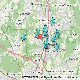 Mappa 21040 Jerago Con Orago VA, Italia (1.24308)