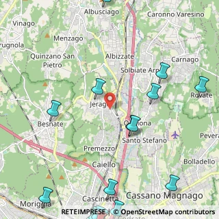 Mappa 21040 Jerago Con Orago VA, Italia (3.5885)