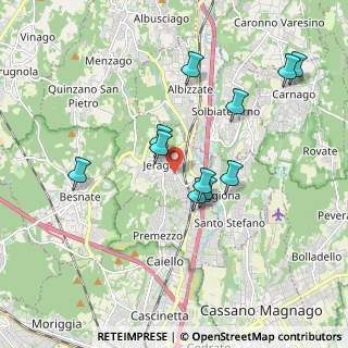 Mappa 21040 Jerago Con Orago VA, Italia (1.72818)