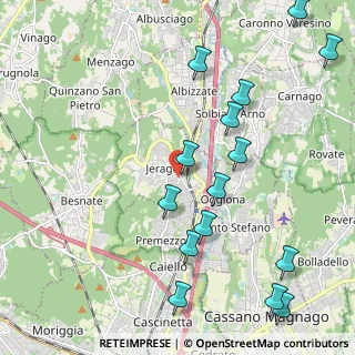 Mappa 21040 Jerago Con Orago VA, Italia (2.50867)