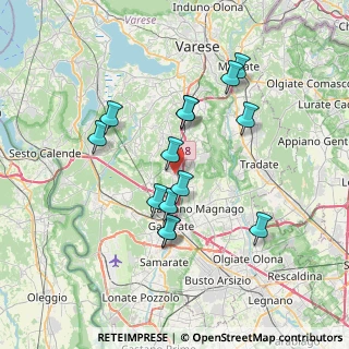 Mappa 21040 Jerago Con Orago VA, Italia (6.46643)