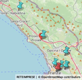 Mappa SP1, 34151 Trieste TS, Italia (5.83818)