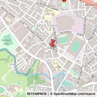 Mappa Via Andrea da Bergamo,  10, 24124 Bergamo, Bergamo (Lombardia)