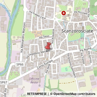 Mappa Via G. Marconi, 19, 24020 Scanzorosciate, Bergamo (Lombardia)