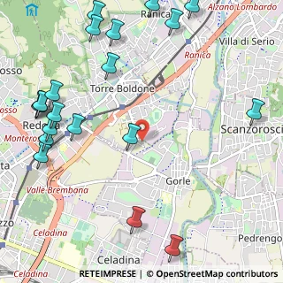 Mappa Via Eleonora Duse, 24020 Gorle BG, Italia (1.506)