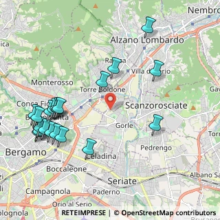 Mappa Via Eleonora Duse, 24020 Gorle BG, Italia (2.435)