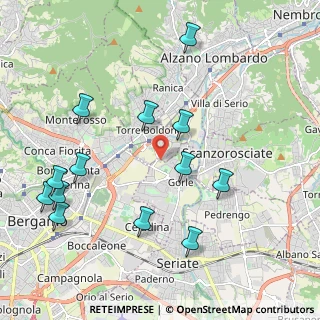 Mappa Via Eleonora Duse, 24020 Gorle BG, Italia (2.30077)