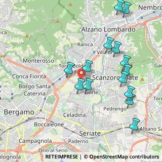 Mappa Via Eleonora Duse, 24020 Gorle BG, Italia (2.185)