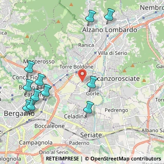 Mappa Via Eleonora Duse, 24020 Gorle BG, Italia (2.61091)