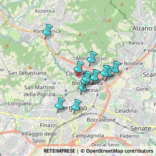 Mappa Via Gaetano Mantovani, 24123 Bergamo BG, Italia (1.28923)
