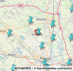 Mappa Via Giacomo Matteotti, 31050 Ponzano Veneto TV, Italia (6.01462)