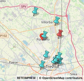 Mappa Via Giacomo Matteotti, 31050 Ponzano Veneto TV, Italia (4.19455)