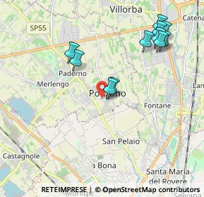 Mappa Via Giacomo Matteotti, 31050 Ponzano Veneto TV, Italia (2.12)