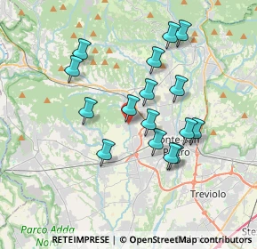 Mappa Via Antonio Locatelli, 24030 Mapello BG, Italia (3.21625)