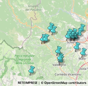 Mappa Via Franco, 36076 Recoaro Terme VI, Italia (8.5995)