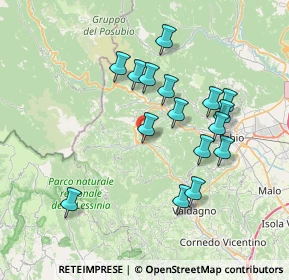 Mappa Via Franco, 36076 Recoaro Terme VI, Italia (6.81688)