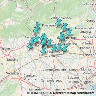 Mappa Via Fontanelle, 31037 Loria TV, Italia (9.758)