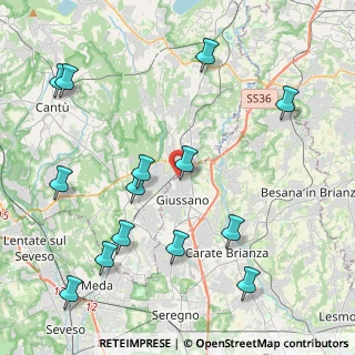 Mappa Via Caduti di Nassiriya, 20833 Giussano MB, Italia (4.99)