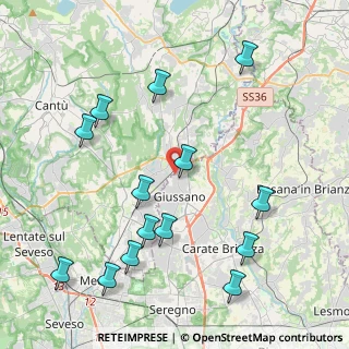 Mappa Via Caduti di Nassiriya, 20833 Giussano MB, Italia (4.77214)