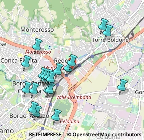 Mappa Via Filippo Corridoni, 24124 Bergamo BG, Italia (1.0515)